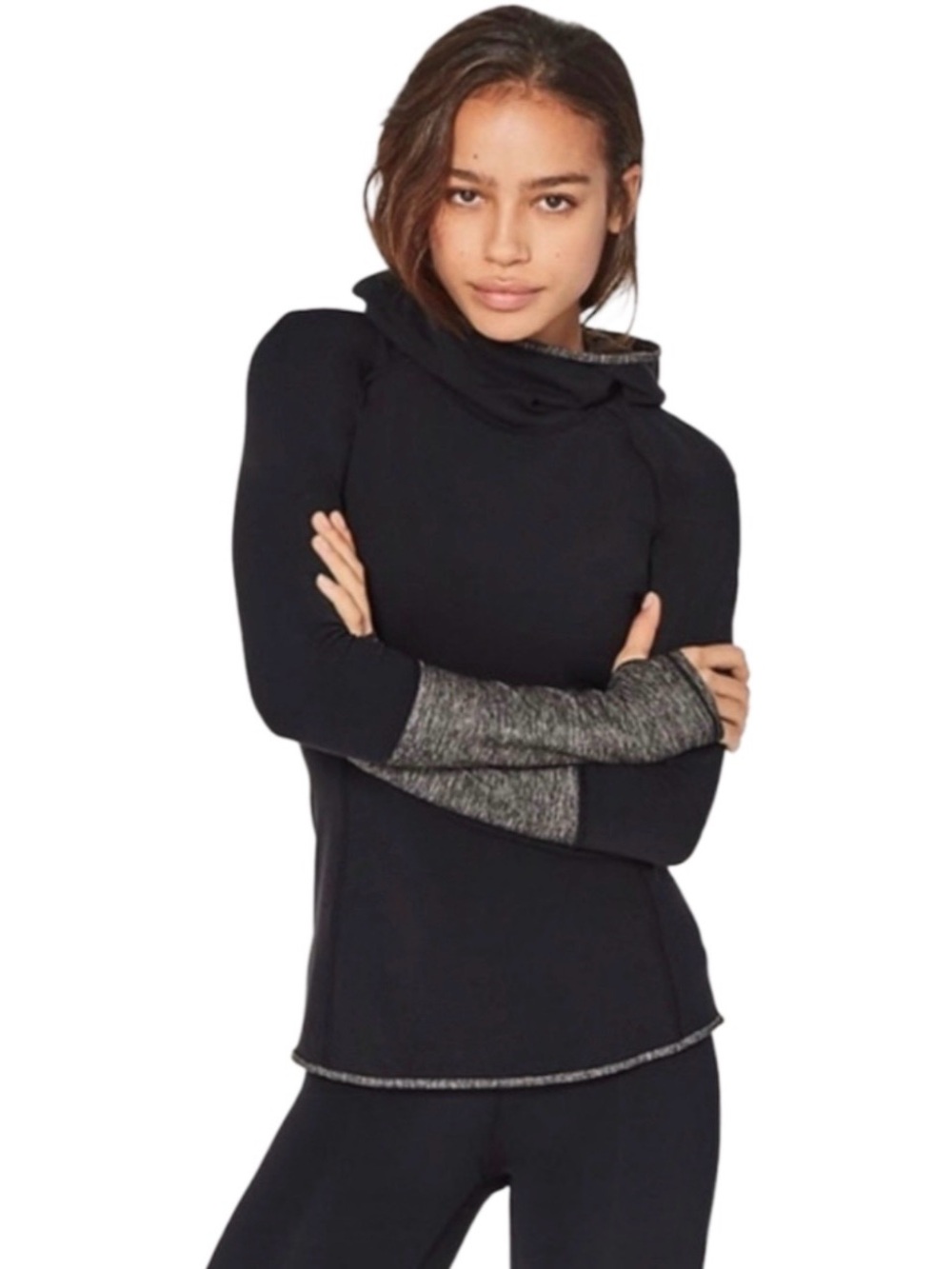 Lululemon Shape Up Pullover (Nulu)
Black / Heathered Black - Size 10